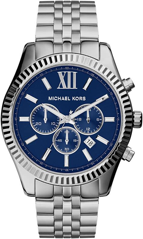 michael kors uhr herren silber|michael kors watches for sale.